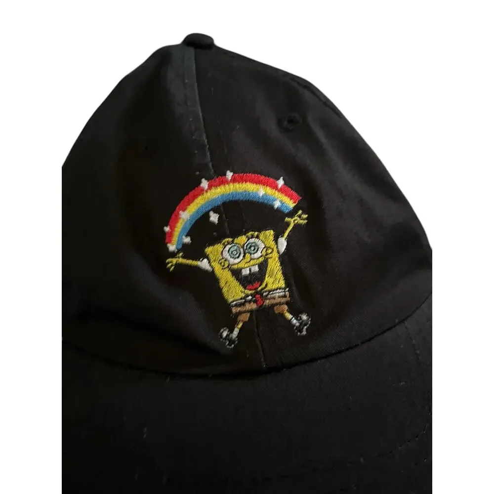 Viacom Spongebob Squarepants OS Black Imagination Rainbow Dad Hat Pride